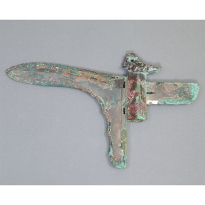 Lot 36 - Chinese Bronze Axe Head Warring States Period...