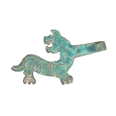 Lot 74 - Chinese Bronze Belt Hook Warring States Period...