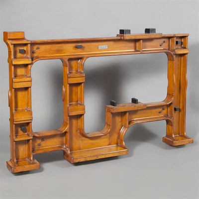 Lot 200 - 20th Century Design Multi-Tier Wall Shelf Oak...