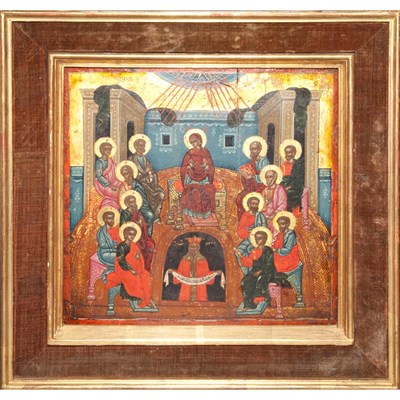 Lot 409 - Russian Icon 18th/19th Century Depicting the...