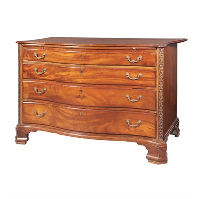 Lot 418 - George III Mahogany Chest of Drawers Third...