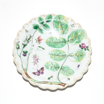 Lot 370 - Worcester Porcelain Plate In the Blind Earl...