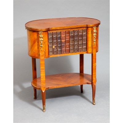 Lot 120 - Louis XVI Style Gilt-Metal Mounted Walnut Side...
