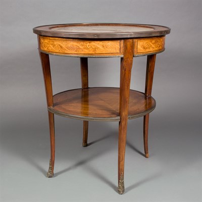 Lot 178 - Louis XVI Style Metal Mounted Marquetry Inlaid...