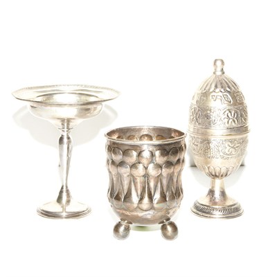 Lot 482 - Group of Four Continental Silver Table...