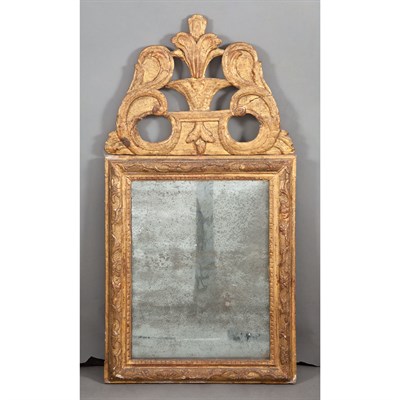 Lot 175 - Louis XV Gilt-Wood Mirror 18th Century The...