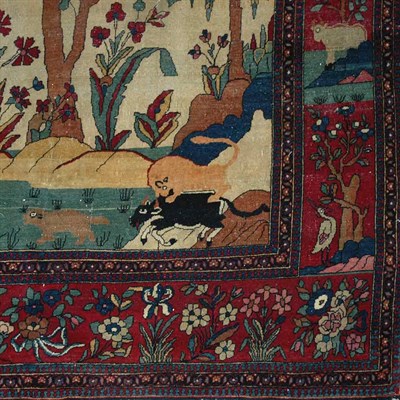 Lot 534 - Isfahan Prayer Rug Central Persia, circa 1925...