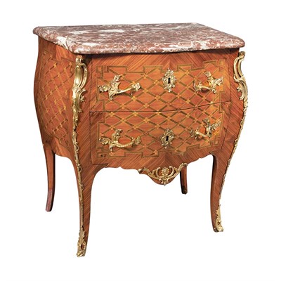 Lot 314 - Louis XVI Style Tulipwood, Sycamore and...