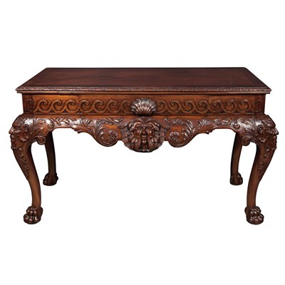 Lot 192 - Irish George II Style Mahogany Console The...