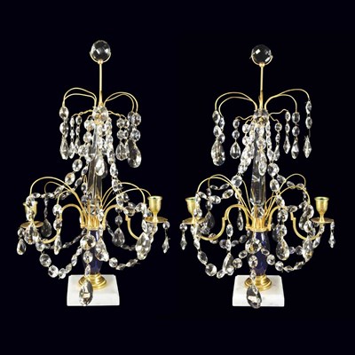 Lot 221 - Pair of Baltic Neoclassical Style Gilt-Metal,...