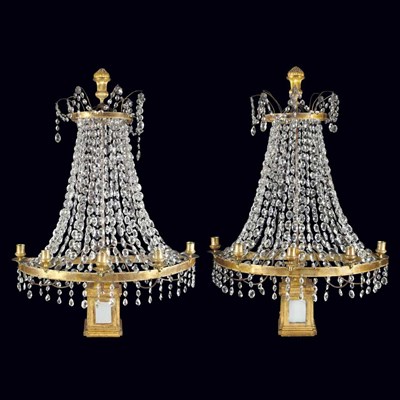 Lot 408 - Pair of Baltic Neoclassical Gilt-Bronze and...