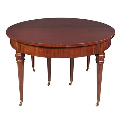 Lot 397 - Louis Philippe Mahogany Extension Dining Table...