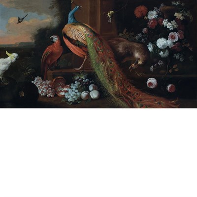 Lot 51 - Follower of Melchior de Hondecoeter Still Life...