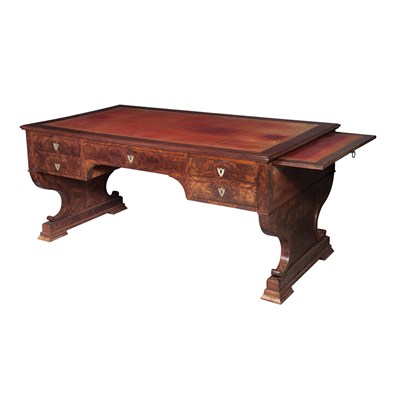 Lot 263 - Restauration Mahogany Bureau Plat Second...
