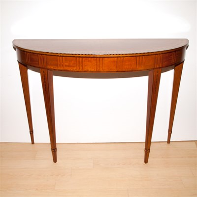 Lot 174 - Georgian Style Inlaid Mahogany and Satinwood...