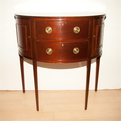 Lot 195 - Georgian Style Mahogany Console Height 34...