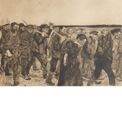 Lot 134 - Kathe Kollwitz WEBERZUG; AUFRUHR (KLIPSTEIN 32;...