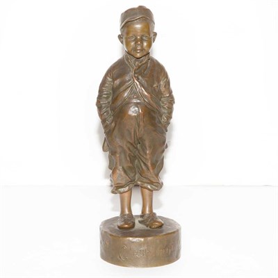 Lot 468 - Bronze Figure of a Boy Signed F. P. De Tavera....