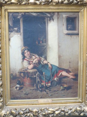 Lot 8 - Ferencz Szabo Hungarian, 19th Century Gypsy...