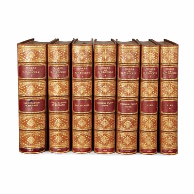 Lot 499 - [FINE BINDINGS] BUCKLE, HENRY THOMAS. Works....