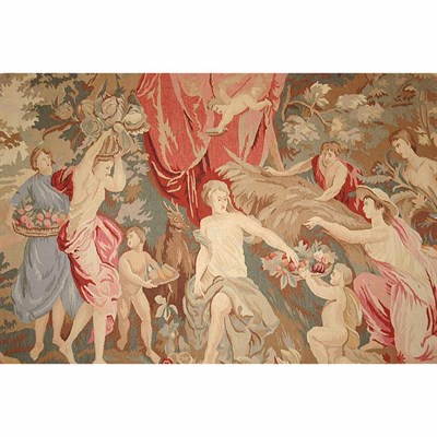 Lot 501 - Aubusson Style Tapestry China, contemporary...