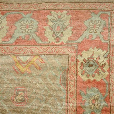 Lot 503 - Oushak Carpet Turkey, contemporary The camel...