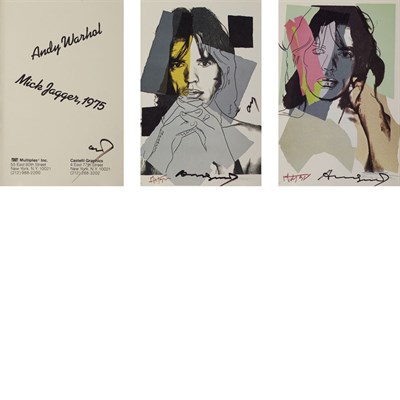 Lot 214 - After Andy Warhol MICK JAGGER Complete set of...