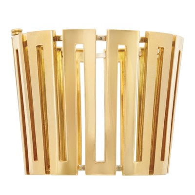 Lot 293 - Gold Cuff Bangle Bracelet