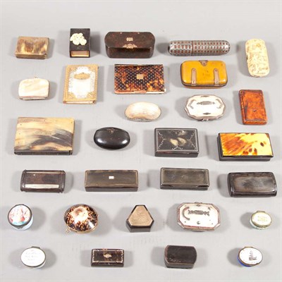 Lot 197 - Group of Small Boxes Some 19th century...