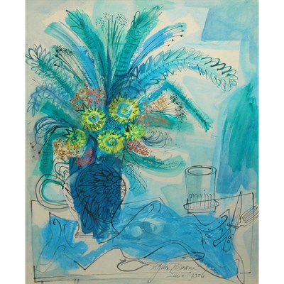 Lot 18 - Byron Browne American, 1907-1961 Still Life of...