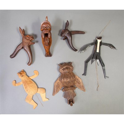 Lot 167 - Group of Three Kinetic Animals Each with a...