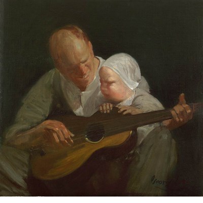 Lot 182 - George Benjamin Luks American, 1867-1933 Man...