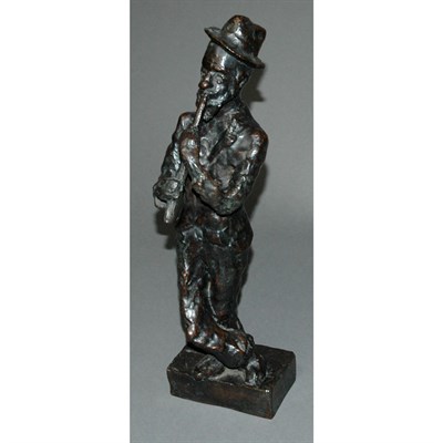 Lot 58 - Mane-Katz French/Ukranian, 1894-1962 Flutist...