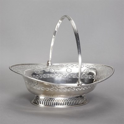 Lot 350 - George III Silver Swing Handle Basket Marks...