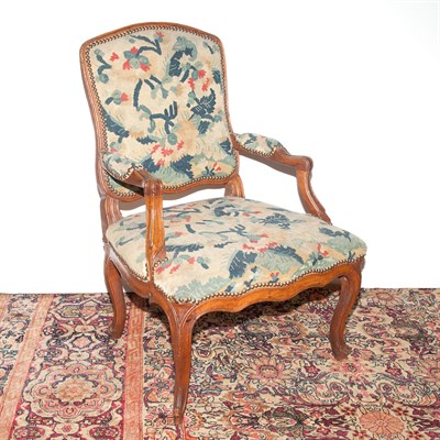 Lot 182 - Pair of Louis XVI Needlework Upholstered...