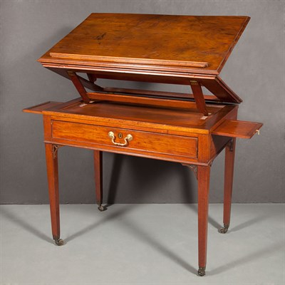 Lot 507 - George III Mahogany Architect's Table 18th...
