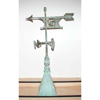 Lot 135 - Copper Weathervane Height 7 feet 1 inch.