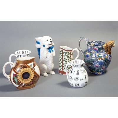 Lot 182 - Group of Ceramic Jugs 19th/ 20th Century...