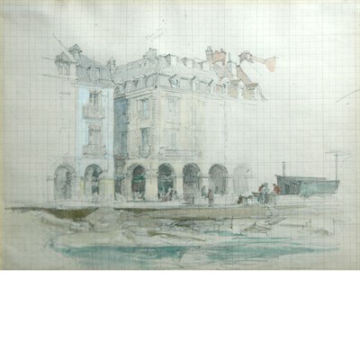 Lot 20 - Continental School 20th Century The City Along...