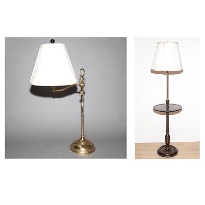 Lot 440 - Regency Style Chinoiserie Decorated Floor Lamp;...
