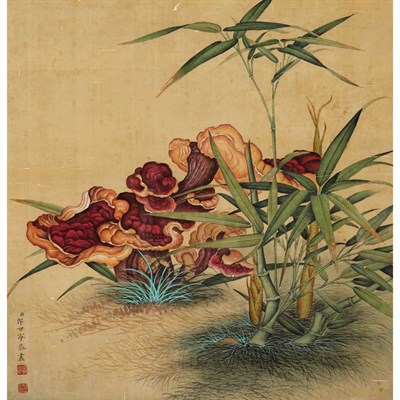 Lot 365 - Attributed to Lang Shining (1688-1766) Lingzhi...