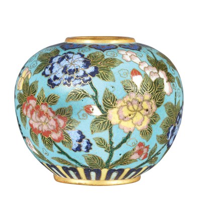 Lot 124 - Chinese Cloisonne Enamel Jarlet 18th/19th...
