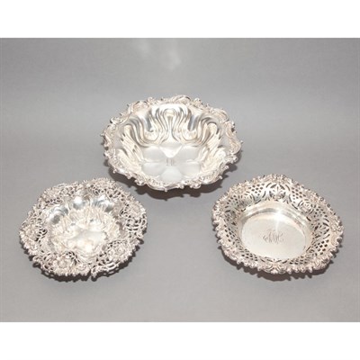 Lot 260 - Group of Three American Sterling Silver Bowls...