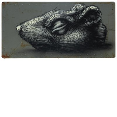 Lot 382 - ROA Belgian, b. circa 1975 Untitled (Rat Head),...