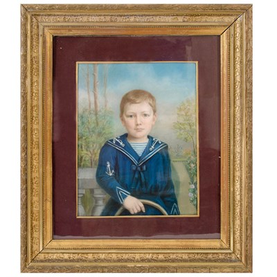 Lot 601 - French School 19th Century Portrait of a Young...