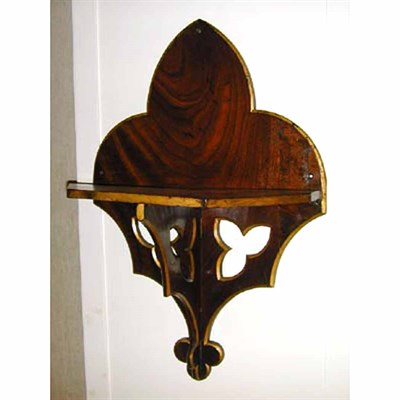 Lot 115 - English Gothic Revival Parcel Gilt Walnut Wall...