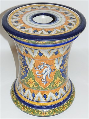 Lot 523 - French Polychrome Decorated Faience Garden...