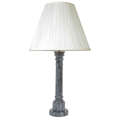 Lot 462 - English Marble Column Lamp Early 20th century...