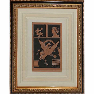Lot 544 - Hamilton Classical Hand-Colored Engraving...