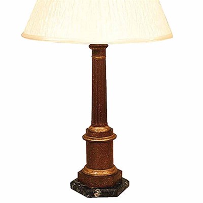 Lot 11 - Neoclassical Painted and Parcel Gilt Faux...